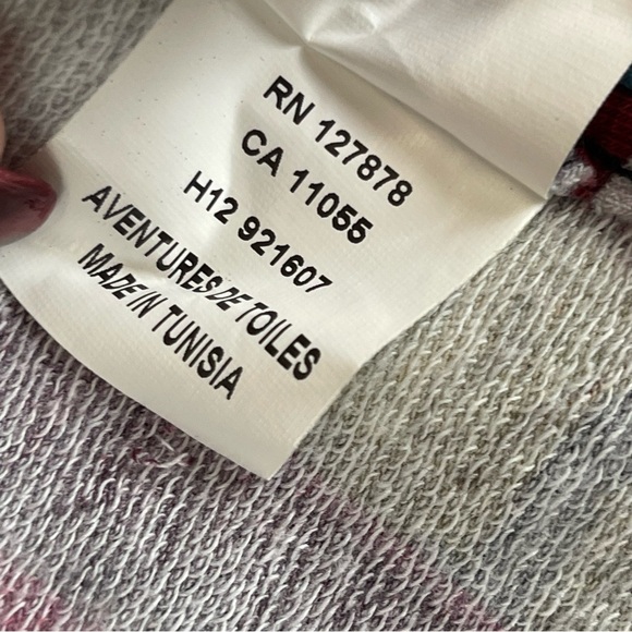 Aventures des Toiles Art Print Blazer Jacket Women’s 40 US 8 Multicolor Abstract - Picture 11 of 14